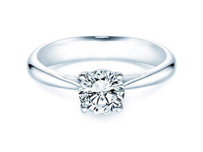 Bague de fiançailles Delight en 14K or blanc avec diamant 2,50ct G/SI