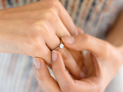 Bague de fiançailles Delight diamant de laboratoire