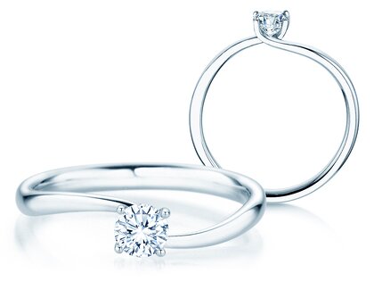 Bague de fiançailles Devour diamant de laboratoire