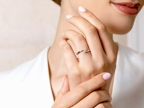 Bague de fiançailles Devour diamant de laboratoire