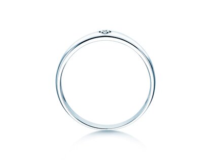 Bague de fiançailles Heart Petite en argent