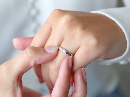 Bague de fiançailles Heart Petite en argent