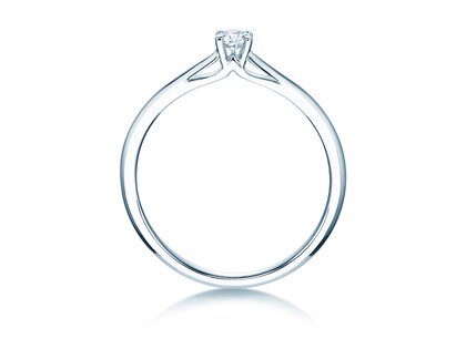 Bague de fiançailles Heaven 4 dans Argent 925/- avec diamant 0,10ct G/SI