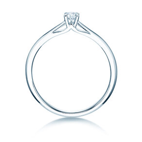 Bague de fiançailles Heaven 4 dans Argent 925/- avec diamant 0,10ct G/SI
