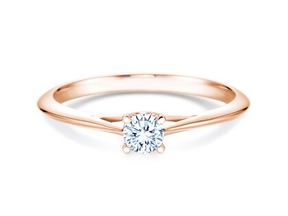 Bague de fiançailles Heaven 4 dans or rose