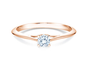 Bague de fiançailles Heaven 4 dans or rose
