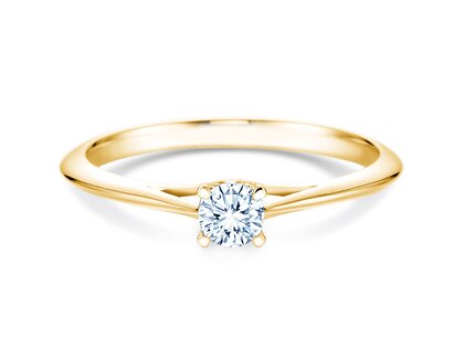 Bague de fiançailles Heaven 4 dans or jaune
