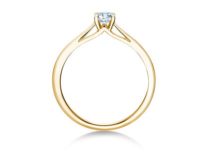 Bague de fiançailles Heaven 4 dans or jaune