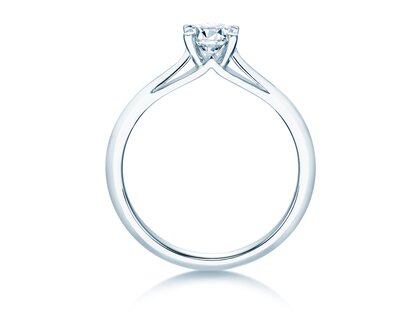 Bague de fiançailles Heaven 4 dans 18K or blanc avec diamant 0,30ct G/SI