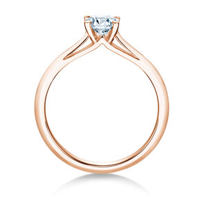 Bague de fiançailles Heaven 4 dans 18K or rose avec diamant 0,30ct G/SI