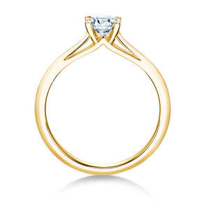 Bague de fiançailles Heaven 4 dans 18K or jaune avec diamant 0,30ct G/SI