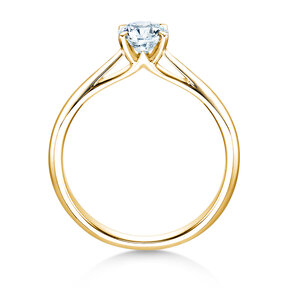 Bague de fiançailles Heaven 4 en 9K or jaune avec diamant 0,50ct G/SI