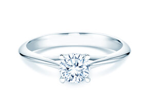 Bague de fiançailles Heaven 4 dans 14K or blanc avec diamant 0,75ct G/SI