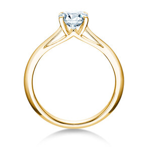 Bague de fiançailles Heaven 4 en 9K or jaune avec diamant 1,00ct H/SI
