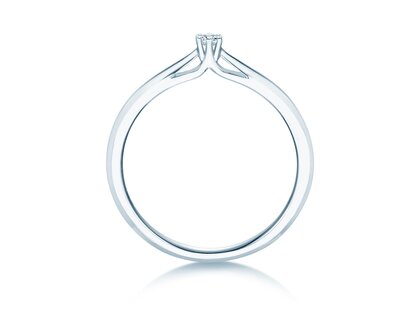 Bague de fiançailles Heaven 6 dans Argent 925/- avec diamant 0,05ct G/SI