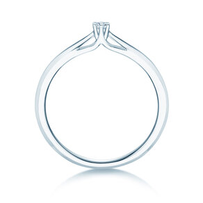Bague de fiançailles Heaven 6 dans Argent 925/- avec diamant 0,05ct G/SI