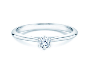 Bague de fiançailles Heaven 6 dans Argent 925/- avec diamant 0,15ct G/SI