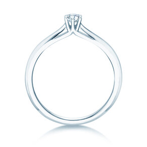 Bague de fiançailles Heaven 6 dans Argent 925/- avec diamant 0,15ct G/SI