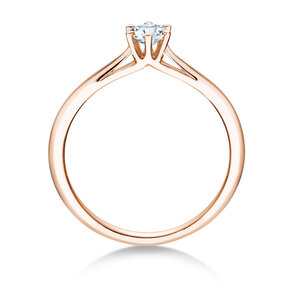 Bague de fiançailles Heaven 6 dans 18K or rose avec diamant 0,25ct G/SI