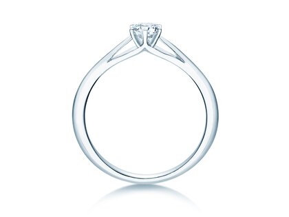 Bague de fiançailles Heaven 6 dans 18K or blanc avec diamant 0,30ct G/SI