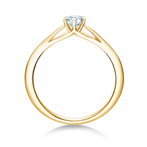 Bague de fiançailles Heaven 6 dans 18K or jaune avec diamant 0,30ct H/SI