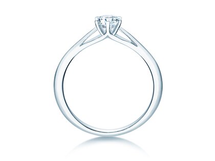Bague de fiançailles Heaven 6 dans platine 950/- avec diamant 0,40ct G/SI