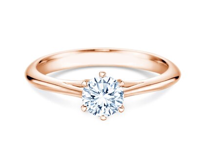 Bague de fiançailles Heaven 6 dans or rose