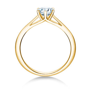Bague de fiançailles Heaven 6 en 14K or jaune avec diamant 0,60ct G/SI