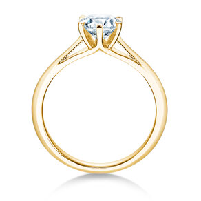 Bague de fiançailles Heaven 6 en 9K or jaune avec diamant 2,50ct G/SI