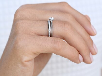 Bague de fiançailles Heaven 6 dans or rose