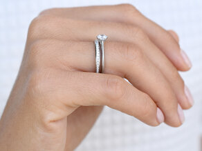 Bague de fiançailles Heaven 6 dans or rose