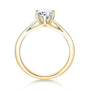 Bague de fiançailles Heaven 6 en 14K or jaune avec diamant de laboratoire 1,00ct E/VS