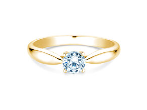 Bague de fiançailles Joy en 9K or jaune avec diamant 0,25ct G/SI