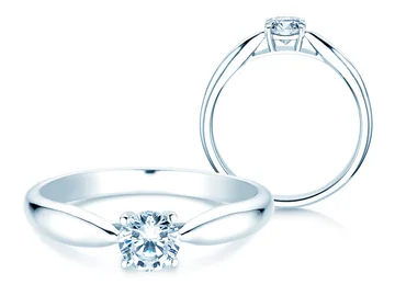 Bagues De Fiançailles Pavées De Diamants En Platine