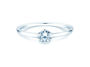 Bague de fiançailles Madison en platine 950/- avec diamant 0,25ct G/SI
