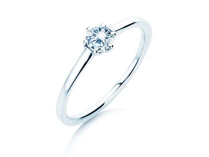 Bague de fiançailles Madison en platine 950/- avec diamant 0,25ct G/SI