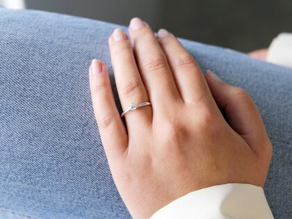 Bague de fiançailles Madison en platine 950/- avec diamant 0,25ct G/SI