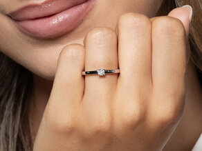 Bague de fiançailles Modern Petite