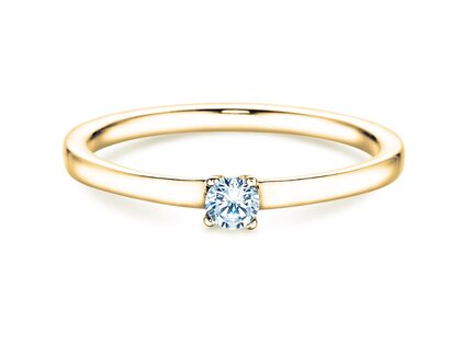 Bague de fiançailles Modern Petite dans or jaune