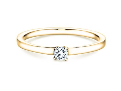Bague de fiançailles Modern Petite dans or jaune