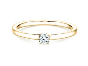 Bague de fiançailles Modern Petite dans or jaune