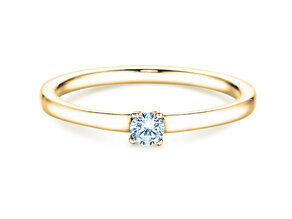 Bague de fiançailles Modern Petite dans or jaune