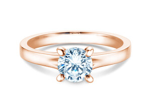 Bague de fiançailles Modern dans 18K or rose avec diamant 1,00ct G/SI