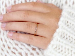 Bague de fiançailles Promise Petite dans or rose