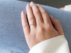 Bague de fiançailles Pure