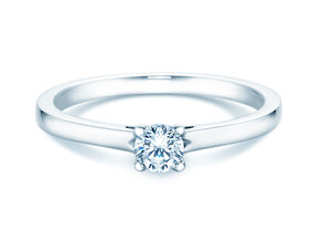 Bague de fiançailles Romance dans argent