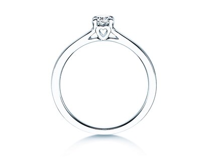 Bague de fiançailles Romance dans argent
