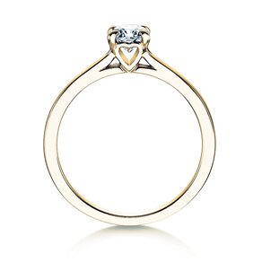 Bague de fiançailles Romance dans 14K or jaune avec diamant 0,40ct H/SI