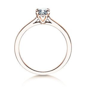 Bague de fiançailles Romance dans 14K or rose avec diamant 0,40ct G/SI