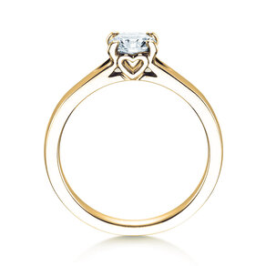 Bague de fiançailles Romance dans 18K or jaune avec diamant 0,75ct G/SI